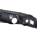 ANZO 2005-2009 Ford Mustang Euro Parking Lights Black w/ Amber Reflector