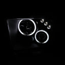 ANZO 2005-2009 Ford Mustang Projector Headlights w/ Halo Black