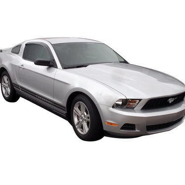 AVS 12-14 Ford Mustang Ventvisor Outside Mount Window Deflectors 2pc - Smoke