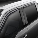AVS 15-18 Ford F-150 Supercrew Ventvisor Outside Mount Window Deflectors 4pc - Smoke