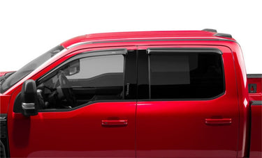AVS 15-18 Ford F-150 Supercrew Ventvisor Outside Mount Window Deflectors 4pc - Smoke