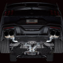 AWE 2024 Ford Mustang Dark Horse S650 RWD SwitchPath Catback Exhaust w/ Quad Diamond Black Tips