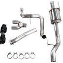 AWE 21-25 Ford F150 (14th Gen Reg Cab) Cat-Back Exhaust - 4.5in Dual Side Exit Diamond Black Tips