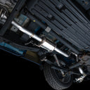 AWE 21-25 Ford F150 (14th Gen Reg Cab) Cat-Back Exhaust - 4.5in Dual Side Exit Diamond Black Tips