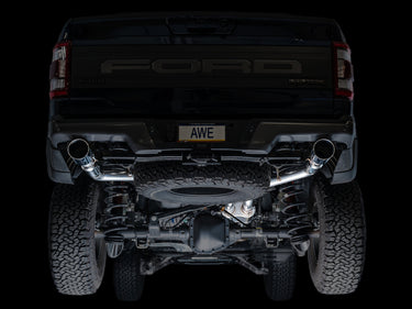 AWE Gen 3 Raptor SwitchPath Exhaust - Chrome Silver Tips