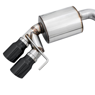 AWE Tuning 2018+ Ford Mustang GT (S550) Cat-back Exhaust - Touring Edition (Quad Diamond Black Tips)