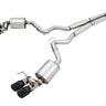 AWE Tuning 2018+ Ford Mustang GT (S550) Cat-back Exhaust - Touring Edition (Quad Diamond Black Tips)