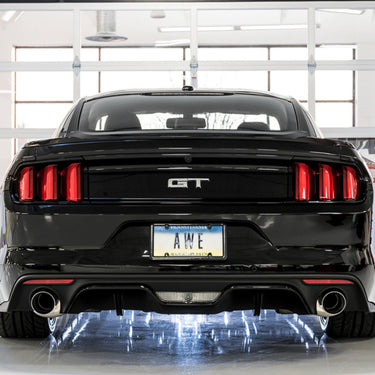 AWE Tuning S550 Mustang GT Cat-back Exhaust - Touring Edition (Chrome Silver Tips)