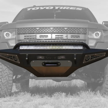 Addictive Desert Designs 10-14 Ford F-150 Raptor HoneyBadger Front Bumper w/ Winch Mount