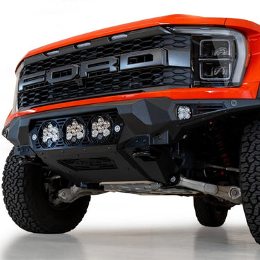 Addictive Desert Designs 2021+ Ford Raptor Bomber Front Bumper w/ 3 Baja Designs LP6 Light Mounts