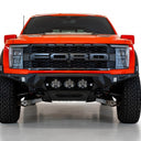 Addictive Desert Designs 2021+ Ford Raptor Bomber Front Bumper w/ 3 Baja Designs LP6 Light Mounts