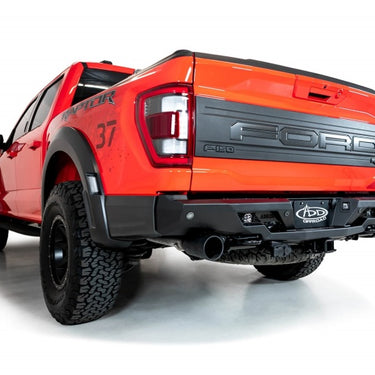Addictive Desert Designs 2022+ Ford Raptor Stealth Fighter R Bumper w/ 2 Cube Lights - Hammer Black