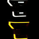 AlphaRex 15-17 Ford F-150 LUXX LED Projector Headlights Plank Style Black w/Activ Light/DRL