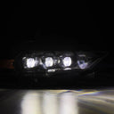 AlphaRex 18-20 Ford Mustang NOVA LED Proj Headlights Alpha-Black w/Activ Light/Seq Signal/Switch DRL