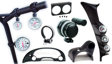Autometer 05-09 Ford Mustang 52mm Black Triple Dash Pod
