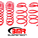 BMR 05-14 S197 Mustang GT Drag Version Lowering Springs (Set Of 4) - Red