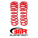 BMR 05-14 S197 Mustang GT/GT500 Rear Performance/Drag Lowering Springs - Red