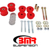 BMR 15-17 S550 Mustang Differential Bushing Kit (Polyurethane) - Red