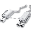 Borla 15-17 Ford F-150 2.7L/ 3.5L EcoBoost/ 5.0L V8 Rear Exit S-Type Catback Exhaust Black Chrome