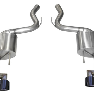 Corsa 18-23 Ford Mustang 5.0L V8 3in Sport Axle-Back Dual Rear Exit w/ 4in Black PVD Pro-Series Tips