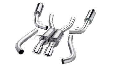 Corsa 2015-2017 Ford Mustang GT Fastback 5.0 3in Xtreme Cat Back Exhaust w/ Dual Black 4.5in Tips