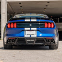 Corsa 2015-2020 Ford Mustang GT350/R 5.2L V8 Dual Rear Cat-Back- Stainless Dual Rear Exit