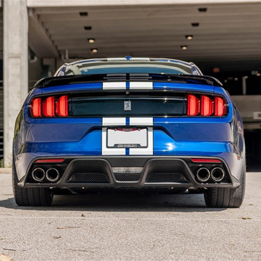 Corsa 2015-2020 Ford Mustang GT350/R 5.2L V8 Dual Rear Cat-Back- Stainless Dual Rear Exit