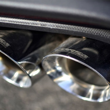 Corsa 2018-2023 Ford Mustang GT Fastback 5.0L 3in Cat-Back System Dual Rear Exit w/ 4in PolishedTips