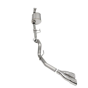 Corsa 2021-2025 Ford F-150 SuperCab/6.5in Bed 3.5L V6 Sport Cat-Back Single Side Exit-Polished