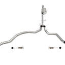 Corsa 2021-2025 Ford F-150 SuperCab/6.5in Bed 5.0L V8 Sport Cat-Back Dual Rear Exit-Black PVD