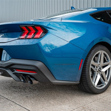 Corsa 2024-2025 Ford Mustang V8 5.0L 3in Cat-Back Exhaust System w/ Twin 4in Black Pro-Series Tips