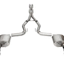 Corsa 24+ Ford Mustang GT Xtreme Cat-Back Ex. Sys. 3.0in Dual Rear Exit w/4.5in Black PVD Pro Tips