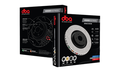 DBA 15-18 Ford Mustang GT w/ Performance Package Front Slotted 4000 Series Rotor