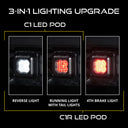 Diode Dynamics 21-23 F-150 Hitch Mount LED Pod Reverse Kit C1R