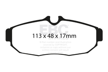EBC 05-10 Ford Mustang 4.0 Yellowstuff Rear Brake Pads