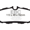 EBC 10-14 Ford Mustang 3.7 Yellowstuff Rear Brake Pads