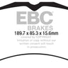 EBC 15-23 Ford Mustang 5.0L (Gen 6) Redstuff Front Brake Pads