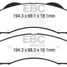 EBC 15+ Ford F150 2.7 Twin Turbo (2WD) Greenstuff Front Brake Pads