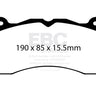 EBC 2015+ Ford Mustang (6Th Gen) 2.3L Turbo (GT Package) Bluestuff Front Brake Pads