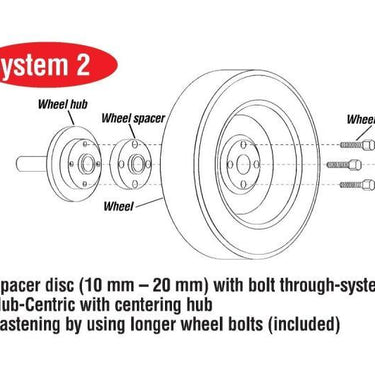 Eibach Pro-Spacer System 25mm Spacer - 2015 Ford Mustang Ecoboost / V6 / GT