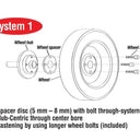 Eibach Pro-Spacer System 30mm Black Spacer - 2015 Ford Mustang Ecoboost / V6 / GT