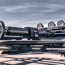 Go Rhino 15-22 Ford F-150 / 07-21 Toy. Tundra XRS Cross Bars Kit - Tex Blk (Attch Tonneau Cvr T-Trk)