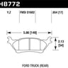 Hawk 12-16 Ford F-150 Performance Ceramic Street Rear Brake Pads