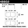 Hawk 15-17 Ford Mustang Performance Pkg (NON GT) HPS Front Brake Pads