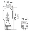 Hella Bulb 912 12V 13W W2.1X9.5d T5