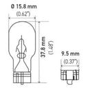 Hella Bulb 912 12V 13W W2.1X9.5d T5
