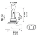 Hella Optilux HB3 9005 12V/65W XY Xenon Yellow Bulb