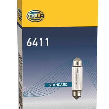 Hella Universal Clear 12V 10W 10x41mm T3.25 Bulb