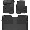 Husky Liners 15-23 Ford F-150 SuperCrew Cab X-Act Contour Front & 2nd Row Seat Floor Liners - Black