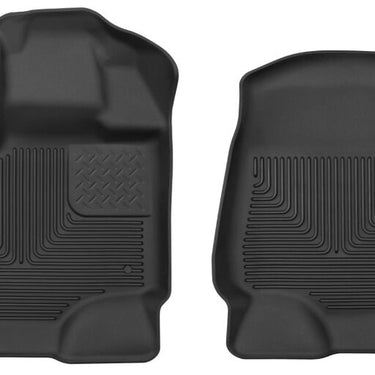 Husky Liners 15-23 Ford F-150 Super/Super Crew Cab WeatherBeater Black Front Floor Liners